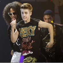 Justin Bieber in Sleeveless Top