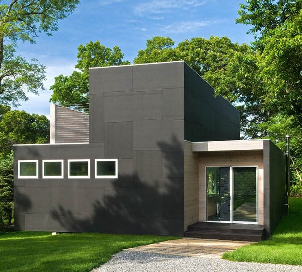 Riverfront Home Plan with a Modern Lofty Interior