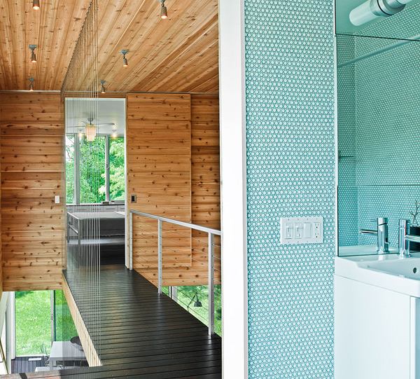 Riverfront Home Plan with a Modern Lofty Interior