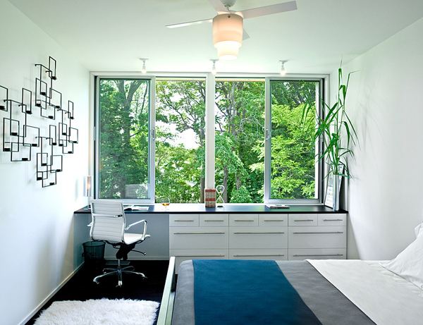 Riverfront Home Plan with a Modern Lofty Interior