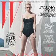 W MAGAZINE: JANUARY JONES IN  THE DEVIL IN MISS JONES  BY PHOTOGRAPHER CRAIG MCDEAN