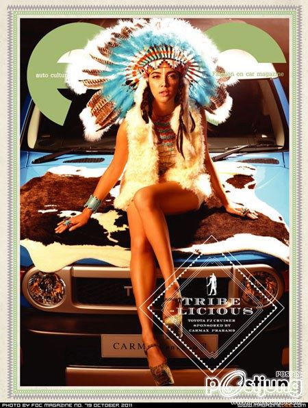 ซาร่า เล็กจ์ เซ็กซี่เบาๆ บนทุ่งหญ้าสวย ภาพแฟชั่น จาก นิตยสาร FOC