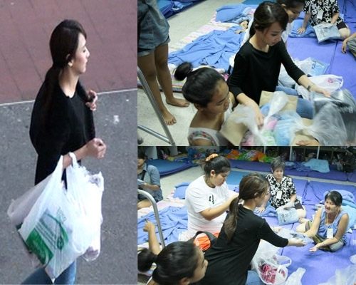 "อั้ม"ซุปตาร์ตัวจริง ไม่คิดฉวยโอกาสสร้างภาพ เเอบย่องเงียบช่วยน้ำท่วม!!!!