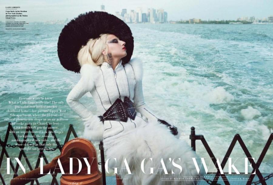 Lady GaGa @ Vanity Fair January 2012