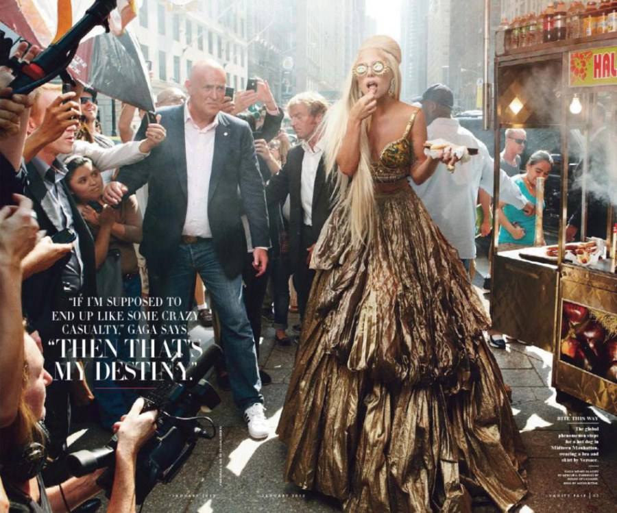 Lady GaGa @ Vanity Fair January 2012