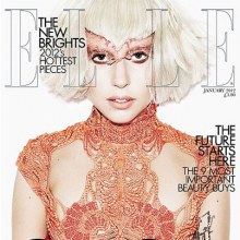 Lady Gaga ประเดิมปกแรก ELLE 2012