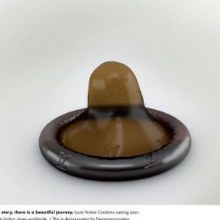 Louis Vuitton condoms 68 dollars. (2,200 THB)