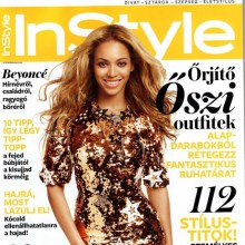 Beyonce ขึ้นปกนิตยสาร Instyle (November 2011) ฉบับ Hungarian