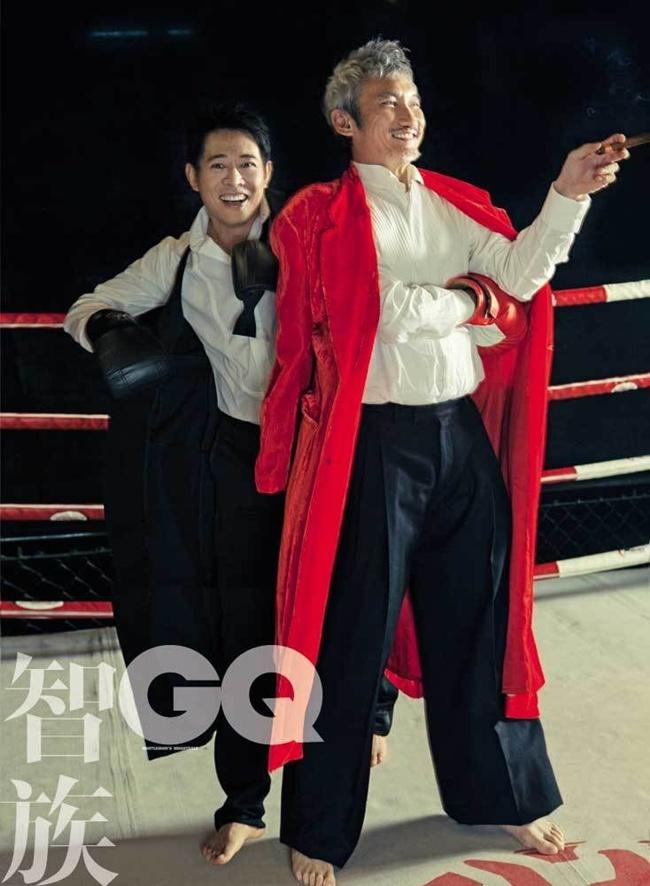 Jet Li & Tsui Hark @ GQ China magazine December 2011