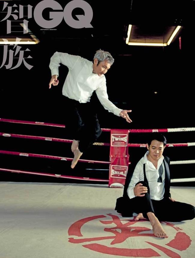 Jet Li & Tsui Hark @ GQ China magazine December 2011