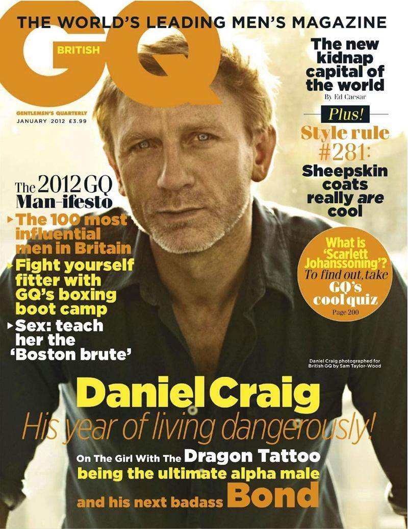 Daniel Craig @ GQ UK January 2012