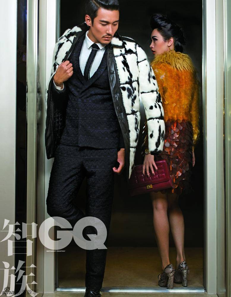 Hu Bing @ GQ magazine December 2011