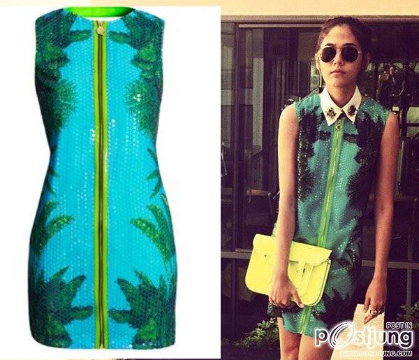 ชมพู่ อารยา กับ versace for H&M 2012