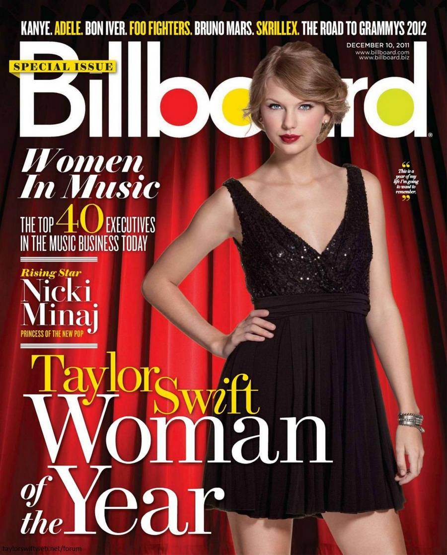 Taylor Swift @ Billboard Magazine December 2011