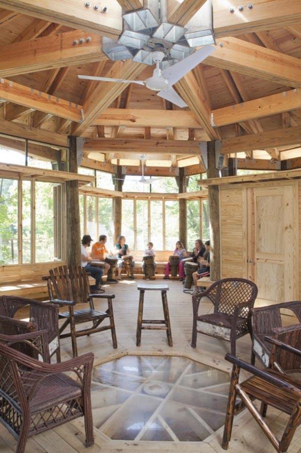 Timber Home Design &ndash; Lakefront Treehouse