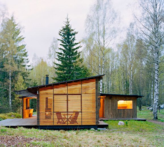 Summer Cabin Design - Award-winning Wood House by WRB