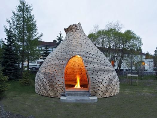 Timber Home Designs: Fireplace Feature House