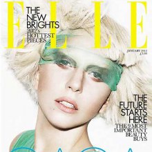 เลดี้ กาก้า แฟชั่น Lady Gaga For Elle Magazine (January 2012)  ภาพแฟชั่น จาก นิตยสาร ELLE