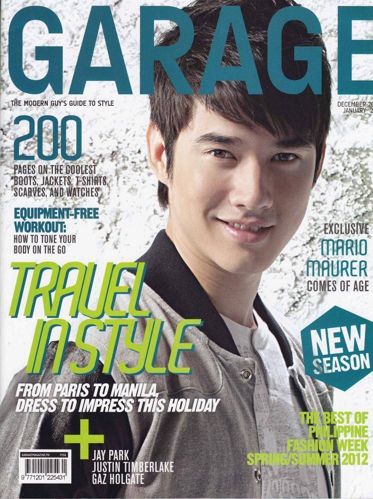 มาริโอ้ @ GARAGE Magazine (Philippines) Dec/Jan 2012