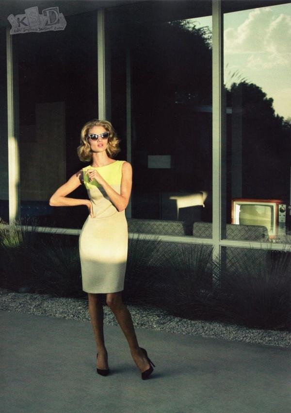 Rosie Hungtington-Whiteley @  Harper's Bazaar UK January 2012