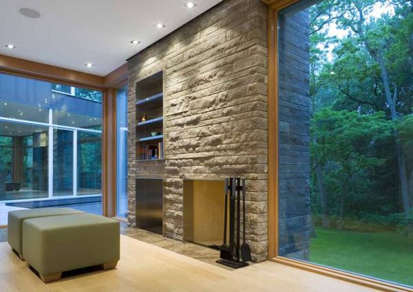 Contemporary House Architecture - Ravine House in Urban Canada
