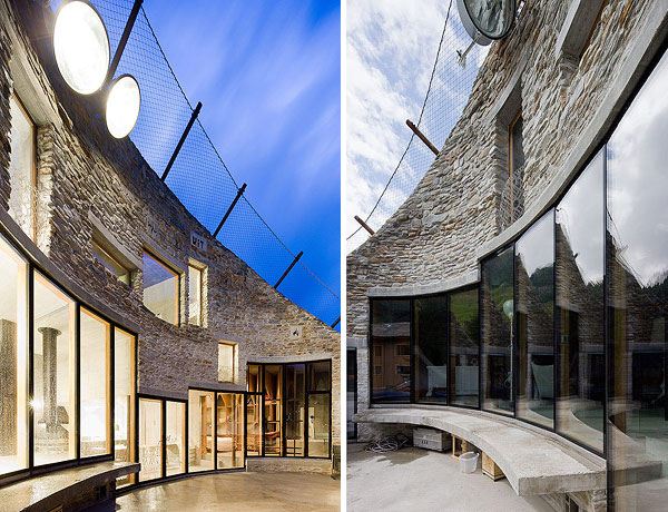 Underground Home Designs - Swiss Mountain House Rocks!