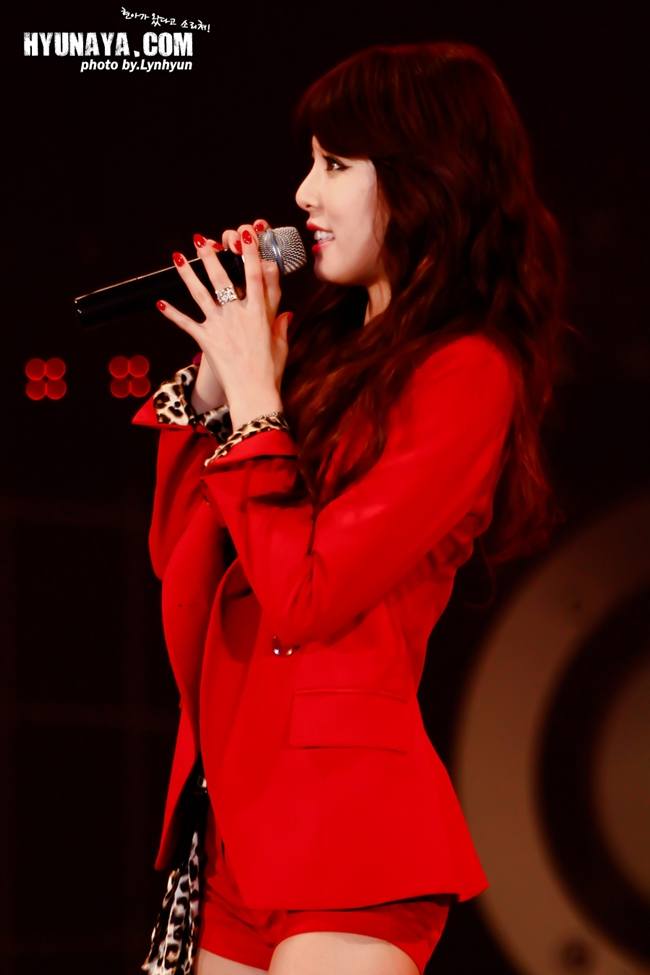 Hyun ah 4minute ในงาน 2011 K-Pop Music Fest Sydney