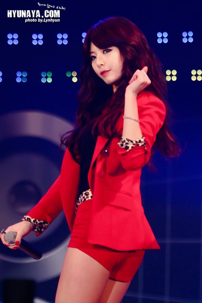 Hyun ah 4minute ในงาน 2011 K-Pop Music Fest Sydney
