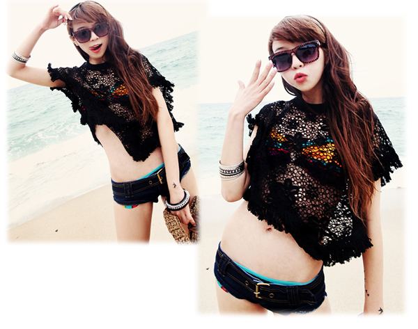 แฟชั่น เสื้อถักไหมพรมเอวลอย!! เปรี้ยวได้... อุ่นด้วย