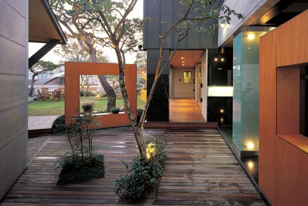 Courtyard House Designs - Urban Home with Natural Oasis