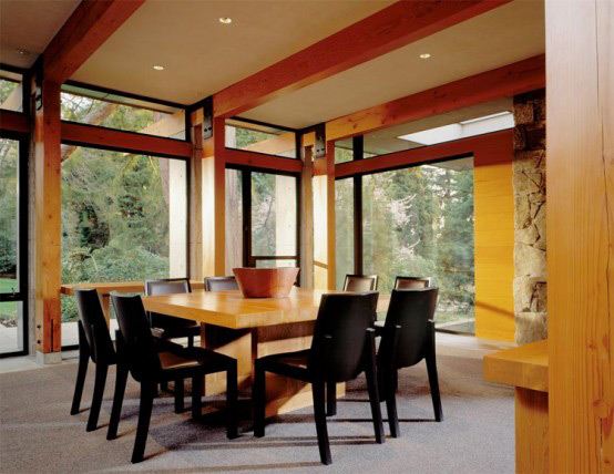 Concrete Home Construction With Wood Elements