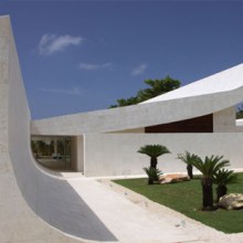 Caribbean House Design - Curved Roof Beachfront Home