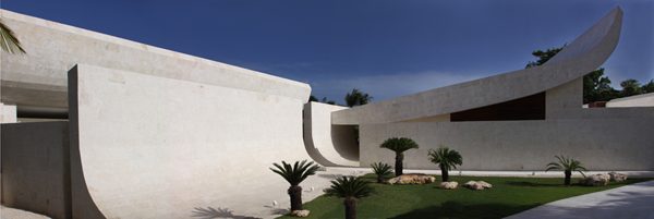 Caribbean House Design - Curved Roof Beachfront Home