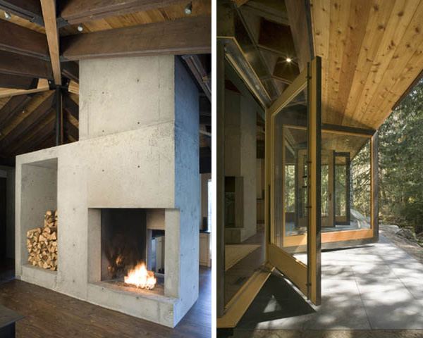 Compact River Cabin Design in Washington