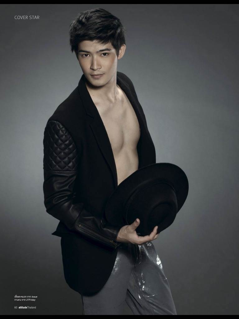 ตูมตาม ยุทธนา ถอดเสื้ออวดหุ่น ครั้งแรก บนปก 'attitude'