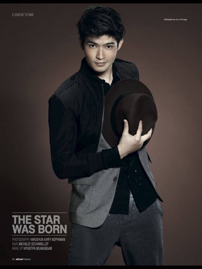 ตูมตาม ยุทธนา ถอดเสื้ออวดหุ่น ครั้งแรก บนปก 'attitude'