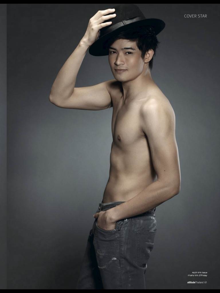 ตูมตาม ยุทธนา ถอดเสื้ออวดหุ่น ครั้งแรก บนปก 'attitude'