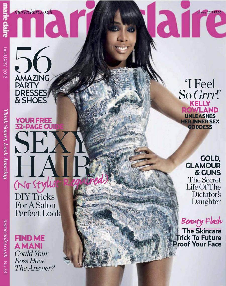 Kelly Rowland @ Marie Claire UK January 2012