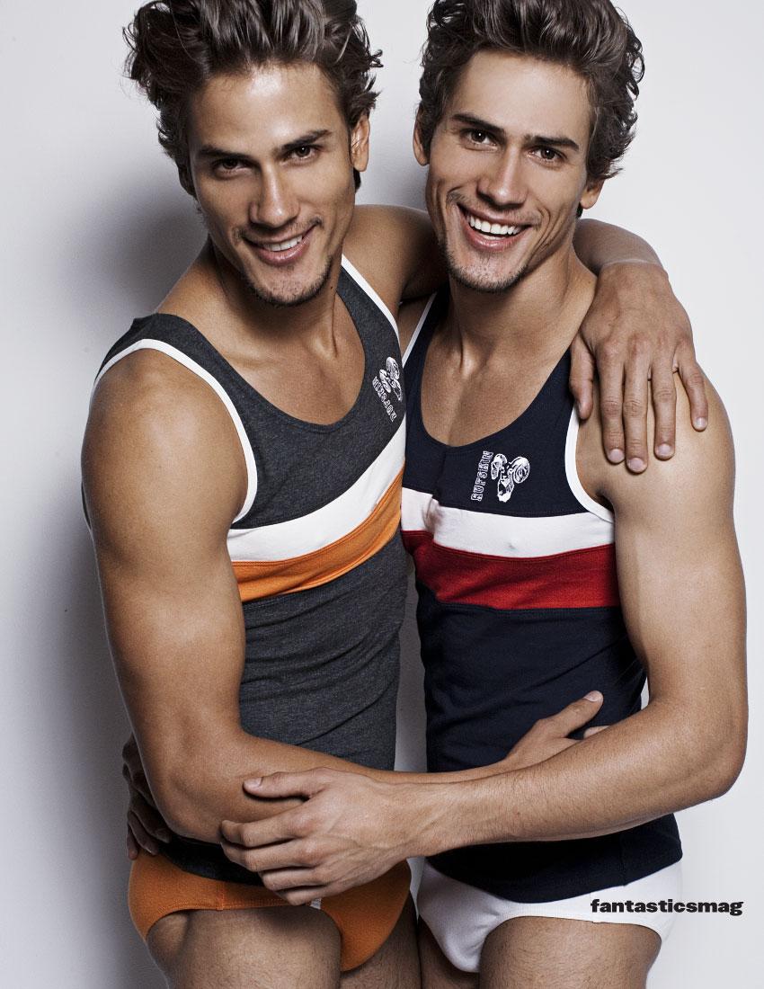 Photoshoot men album 415 : Brazilian twins Marcio &  Marcos Patriota