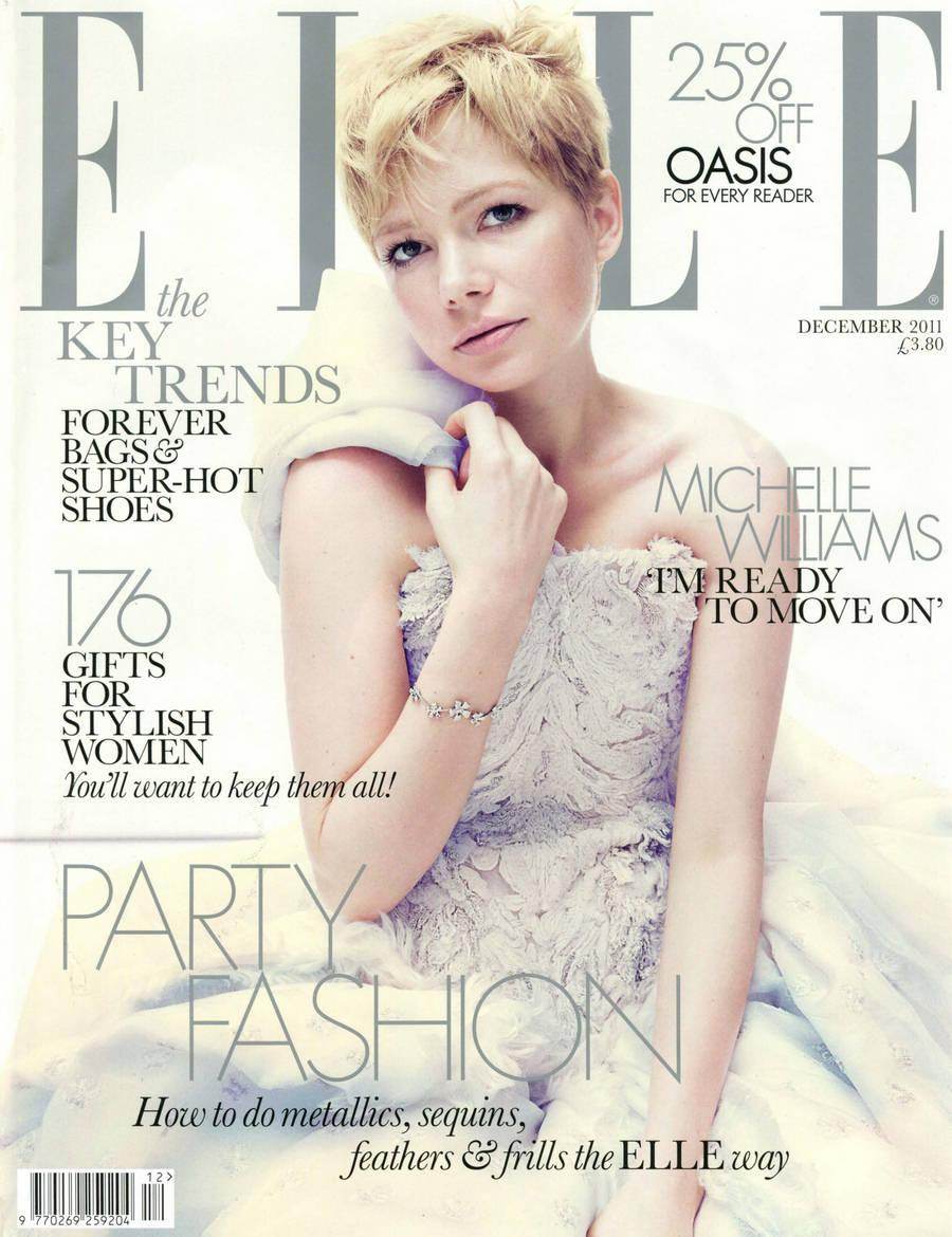 Michelle Williams @ Elle UK December 2011