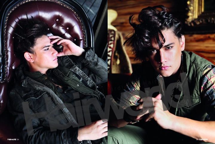 เจมส์-แม็กกี้ @ HAIR WORLD  no.37 November 2011