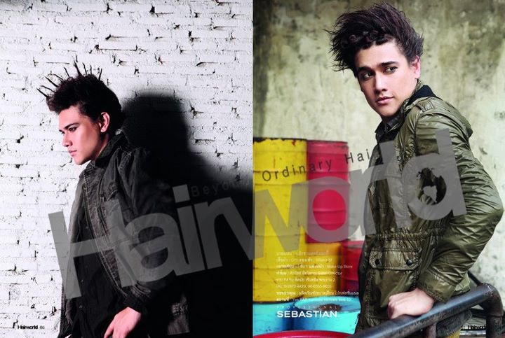 เจมส์-แม็กกี้ @ HAIR WORLD  no.37 November 2011