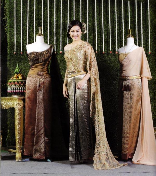 แฟชั่น ชุดไทยแต่งงาน หลากหลายแบบ ในสไตล์เรียบ ๆ