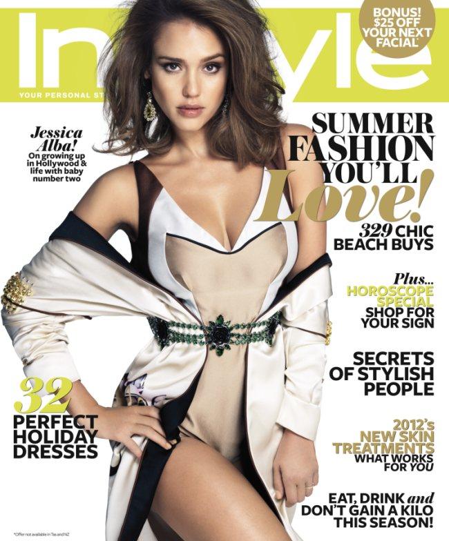 Jessica Alba @ InStyle Australia Magazine January 2012
