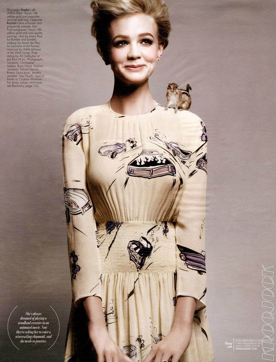 Carey Mulligan @ W Magazine January 2012