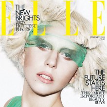 Lady Gaga @ Elle UK January 2012