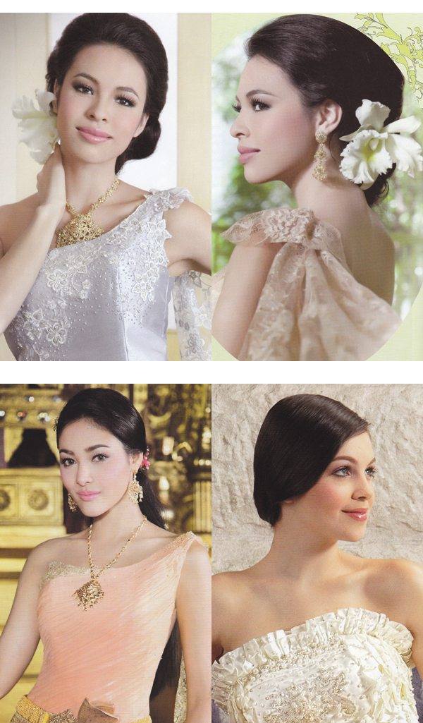 แฟชั่น ทรงผมเจ้าสาวชุดไทย แนวเก๋ ๆ ไม่ซ้ำใคร