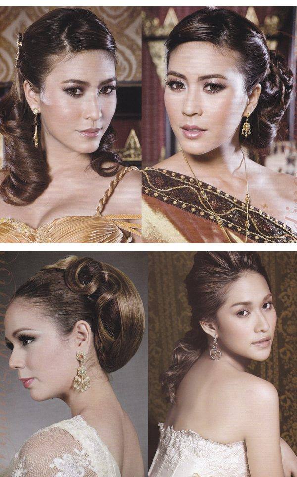 แฟชั่น ทรงผมเจ้าสาวชุดไทย แนวเก๋ ๆ ไม่ซ้ำใคร