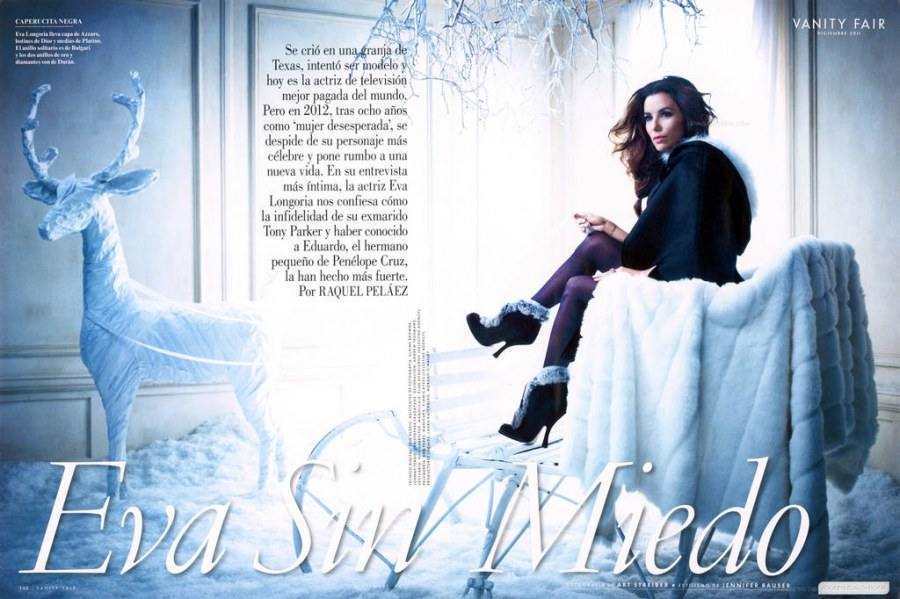 Eva Longoria @ Vanity Fair Spain December 2011