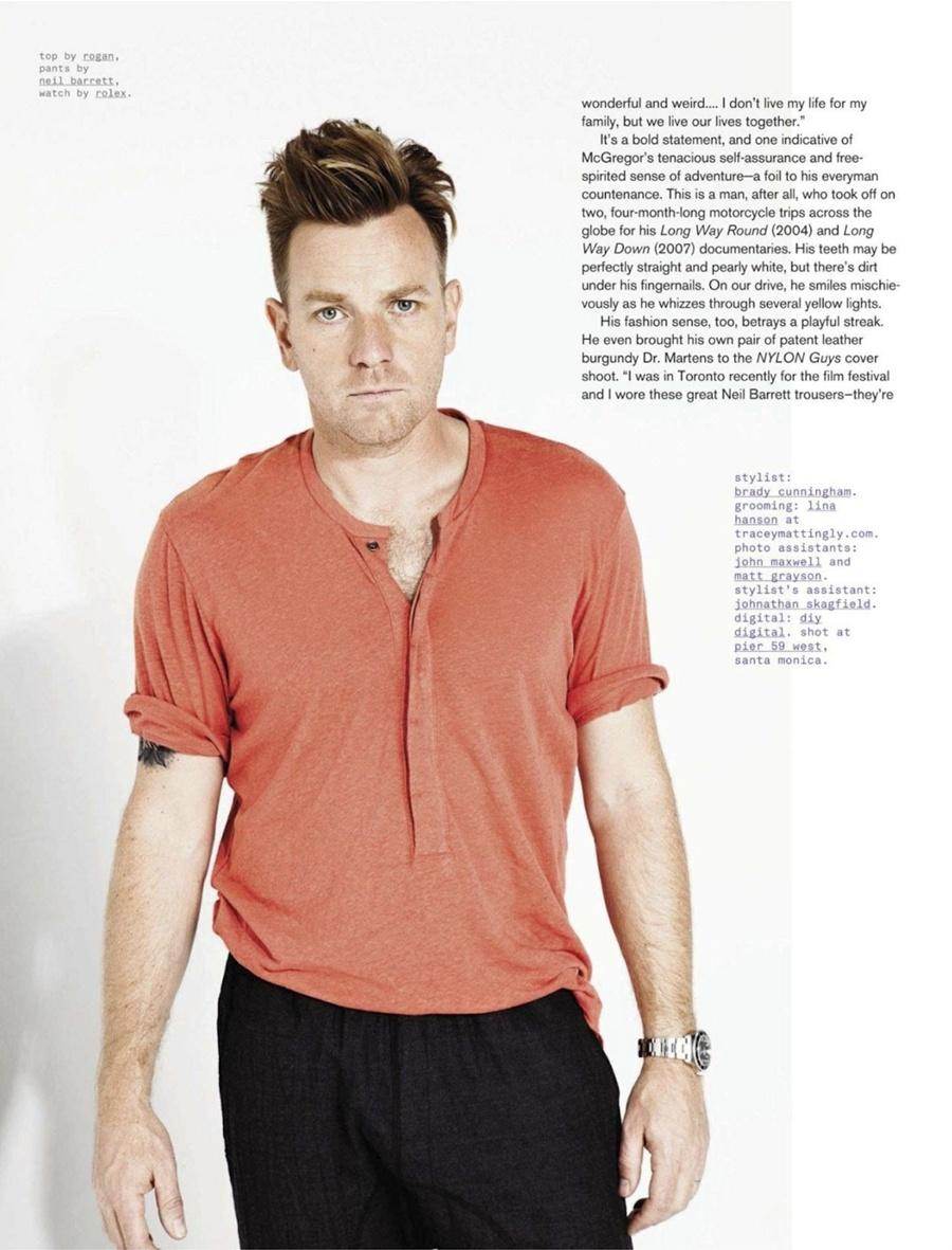 Ewan McGregor @ Nylon Guys January 2012